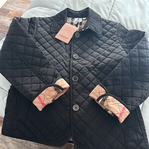 Burberry Black Quilted Jacket